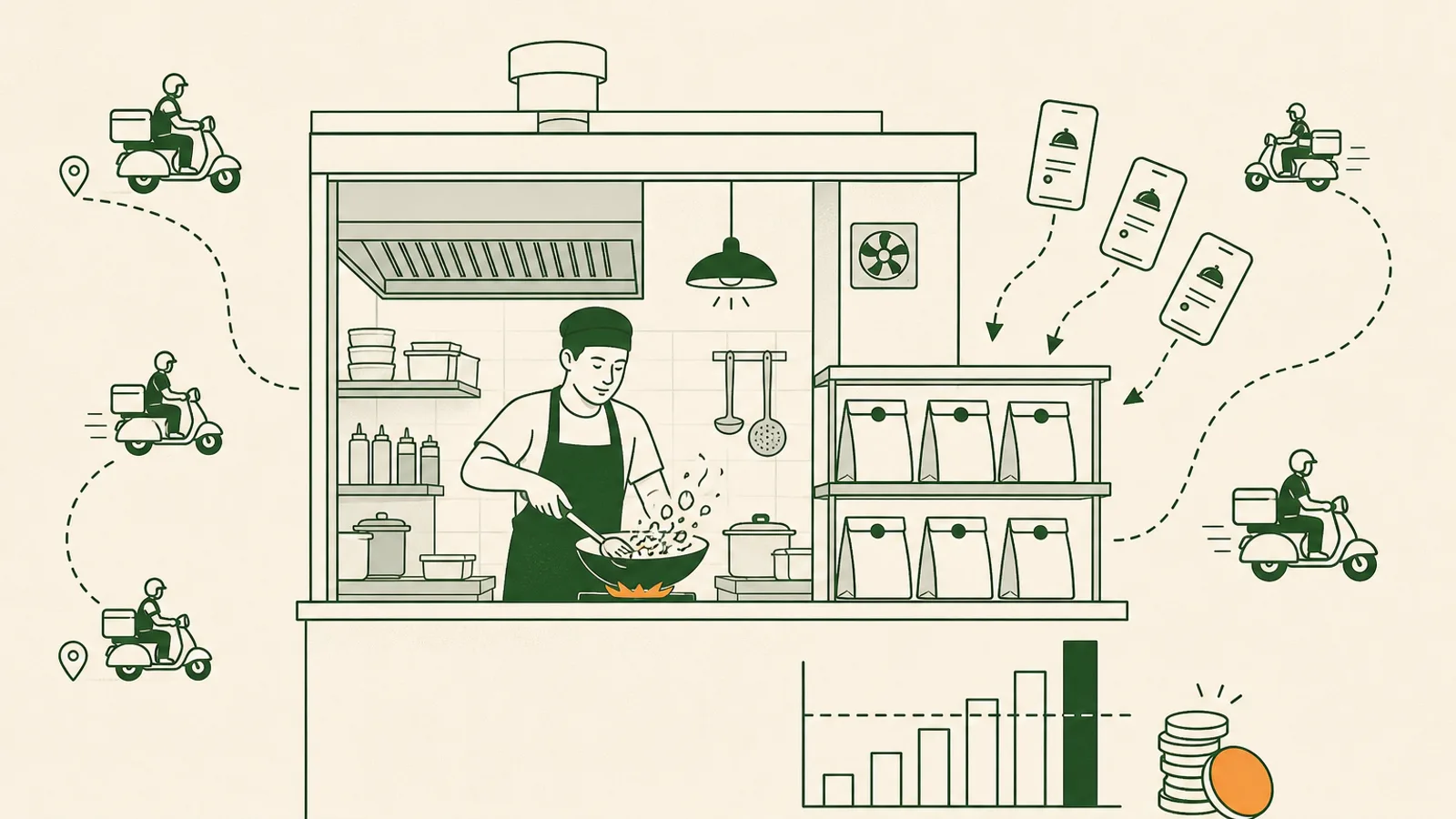 Cloud kitchen in Thailand: what it is and what it costs